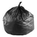 Inteplast High-Density Interleaved Commercial Can Liners, 45 Gal, 17 Microns, 40" X 48", Black, 250/Carton - IBSS404817K