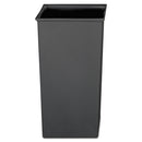 Rubbermaid Rigid Liner, Square, Plastic, 24.67 Gal, Gray - RCP3566GRA