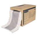 Rubbermaid Cut To Length Dust Mops, Cotton, White, Cut-End, 5 X 40 Ft, 1 Box - RCPM150