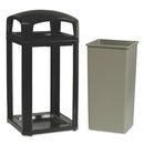 Rubbermaid Landmark Series Classic Dome Top Container, Plastic, 50 Gal, Sable - RCP3975SAB