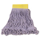 Rubbermaid Super Stitch Looped-End Wet Mop Head, Cotton/Synthetic, Small Size, Blue - RCPD251BLU