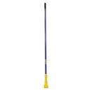 Rubbermaid Gripper Fiberglass Mop Handle, 60", Blue/Yellow - RCPH246BLU