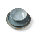 12pc Dinnerware Set Organic Shade Slate Blue