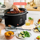 6 Qt Programmable Slow Cooker, Black Sesame by Drew Barrymore