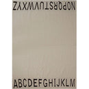 Knitted Blanket ABC - Natural/Black