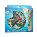 Spinfinity Designs Blank Mini Animated Blue Hummingbird Set