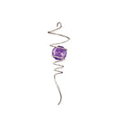 Spinfinity, Purple Silver Tail Spiral, 10"