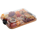Bamboo Serving Board With Locking Lid - Natural Wood