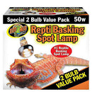 Repti Basking Spot® Lamp, 50 Watt, 2 Bulb Value Pack