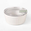 Round Stoneware Food Storage Container