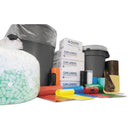 Inteplast High-Density Interleaved Commercial Can Liners, 60 Gal, 12 Microns, 38" X 60", Black, 200/Carton - IBSS386012K