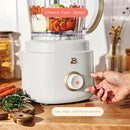 Beautiful 10-Cup Food Processor With Accessories - White Icing