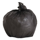 Boardwalk Low-Density Waste Can Liners, 4 Gal, 0.35 Mil, 17" X 17", Black, 1,000/Carton - BWK1717L