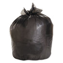 Boardwalk Low-Density Waste Can Liners, 33 Gal, 0.5 Mil, 33" X 39", Black, 200/Carton - BWK3339H