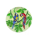 Birdbath with Parrots, 18"