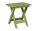 Berlin Gardens, Folding End Table, Kiwi Green