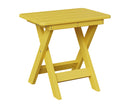 Berlin Gardens, Folding End Table, Sunburst Yellow