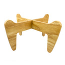 Boomerang Wooden Plant Stand, 12"