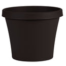 Bloem Terra Plastic Planter, Black, 8 in.