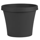 Bloem Terra Plastic Planter, Charcoal, 6 in.