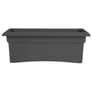 Bloem Veranda Plastic Deck Box, Charcoal, 26 in.