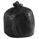 Boardwalk Low-Density Waste Can Liners, 45 Gal, 0.6 Mil, 40" X 46", Black, 100/Carton - BWK4046H