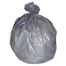 Heritage Low-Density Can Liners, 33 Gal, 1.5 Mil, 33 X 40, Silver, 100/Carton - HERH6640AS