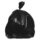 Heritage Linear Low-Density Can Liners, 56 Gal, 0.7 Mil, 43" X 47", Black, 100/Carton - HERH8647HK