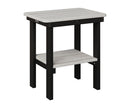 Berlin Gardens, Rectangular End Dining Table, Seashell on Black