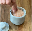 4oz Marble Salt Cellar - White