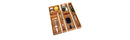 10-Piece Golden Natural Bamboo Storage Organizer Box Set