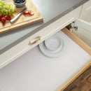 18"x6ft Grip Prints Premium White: Non-Adhesive Nonskid Shelf Liner