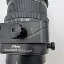 USED Nikon 85mm F2.8D PC Micro ED Lens
