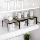 Premium Wood Expandable Storage Shelf - Black