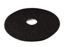 3M Scotch-Brite 20 in. D Non-Woven Natural/Polyester Fiber Floor Pad Black, Pack of 5
