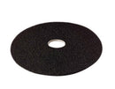 3M 17 in. D Non-Woven Natural/Polyester Fiber Floor Polishing Pad Black, Pack of 5