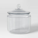 96oz Glass Kitchen Storage Jar - White