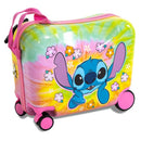 Checked Hardside Ride on Luggage - Stitch