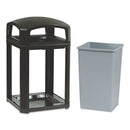 Rubbermaid Landmark Series Classic Dome Top Container, Plastic, 35 Gal, Sable - RCP3970SAB