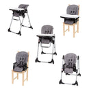 A La Mode Snap Gear 5-in-1 High Chair - Java