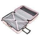 Checkered Hardside Carry On Spinner Suitcase - Pink