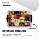 11"x16" Snacklebox with Locking Plastic Cutting Board Lid