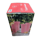 Heritage Pitcher and 4-Tumbler Set with Lids - Pink