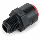 Parker Check Valve, 3/8 in x 1/4 in, Single, Inline Spring, Kynar(R), Push x MNPT - FB6MCVC4-HRED-30
