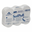 Georgia-Pacific Toilet Paper Roll, SofPull(R), Center Pull, 2 Ply, None Core Dia., PK 6 - 19510