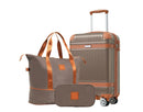 3-Piece Lightweight Hard Shell Carry-On Luggage Set - Coppery