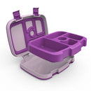 Kids' 5 Compartment Bento-Style Lunch Box - Purple
