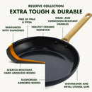 5 Piece Ceramic Nonstick Cookware Set - Hard Anodized Pots and Pans