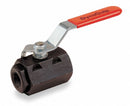 Dynaquip Ball Valve, Carbon Steel, Inline, 2-Piece, Pipe Size 3/8 in, Connection Type SAE x SAE - VLE2.NK 3/8
