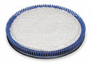 Tough Guy 17 in Round Carpet Cleaning Rotary Brush for 17" or 18" Machine Size, Blue - 1MEE3